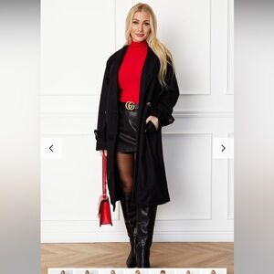 Brand new!!! Black trench